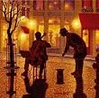 2PC Frameless Art Poster Prints "Night Life" Wall Deco