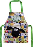 Shreds Shaun the Sheep Green Plastic Coated Apron