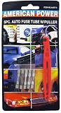 5-pc. AGC 15 Amp Auto Fuse Glass Tubes with Puller tool