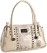 Ed Hardy Mireille Satchel,Ivory,one size
