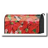 Christmas Bouquet Poinsetta Mailbox Cover - B001EVGN2S