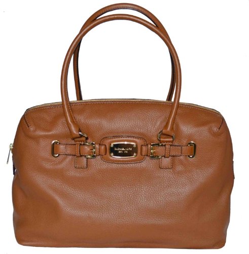 Michael Kors Luggage Leather Hamilton Weekender Satchel Tote Handbag Bag