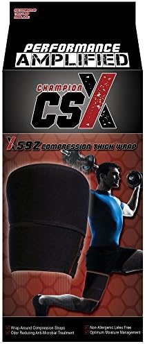 CSX Thigh Wrap, Adjustable Compression Support, Sport Performance, Tall