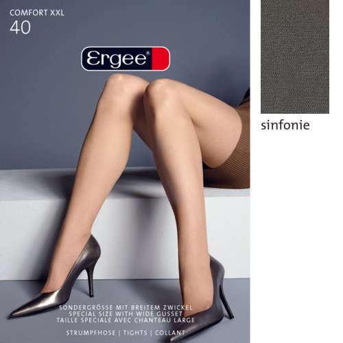 Ergee Comfort XXL 40 Damen Feinstrumpfhose, sinfonie