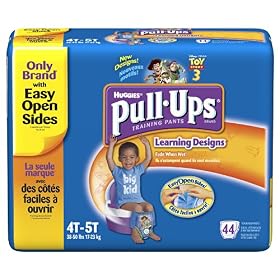 Huggies Pull-Ups Learning Designs Training Pants, Boys, 4T-5T, 44-CountHuggies Pull-Ups Learning Designs Training Pants, Girls
