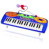 Kids Authority 37 Keys standard Kids Keyboard / Piano with Microphone - Color Vary