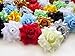 (100) Assorted Silk Roses Flower Head - 1.75