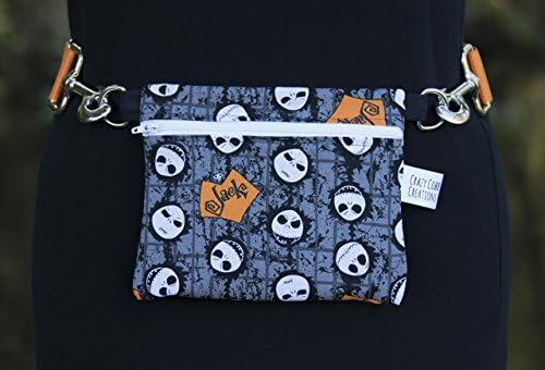 Disney's Nightmare Before Christmas, Jack Skellington Heads Mini Adventure Bag/Fanny Pack
