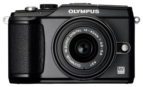 Olympus E-PL2 Systemkamera (12 Megapixel, 7,6 cm (3 Zoll) Display, bildstabilisiert) schwa Preisvergleich