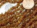 RARE HESSONITE GARNET GEMSTONE CHIP BEADS NECKLACE 36!