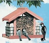 Perky Pet 50144 Deluxe Chalet Cedar Feeder, 5 lb capacity