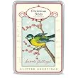 Cavallini Postcard Set- Holiday Birds Glitter Greetings