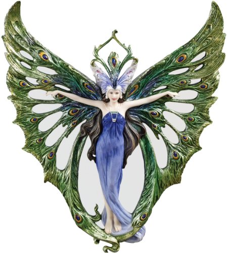 SALE!! The Winged Peacock Princess Wall Sculptu...