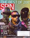 Jan 2008 *SPIN* Music Magazine Featuring, KANYE WEST plus DAFT PUNK & their Song of the Year