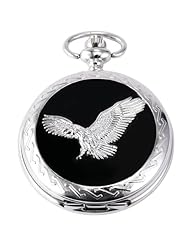 AMPM24 Unique Mens Womens Retro Eagle Classic Quartz Pocket Watch WPK105