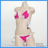 Butterfly Cheekhugger Bikini (Red Floral) C/D Cup