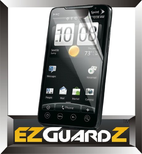 5-Pack EZguardZ HTC EVO 4G Screen Protectors