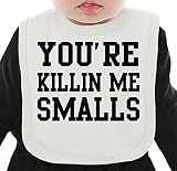 You're Killin Me Smalls Funny Slogan ネクタイを有する有機ビブ Medium