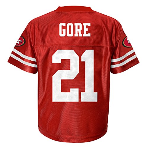 NFL San Francisco 49ers Youth Player Name and Number Team Replica Jersey (Age 4-18)