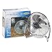 (Price/EA)12-inch Three-Speed High-Velocity Fan, Metal, Chrome