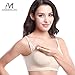 Anmengte Womens Seamless Push Up Nursing Bra Comfort Sleep Maternity Bralette