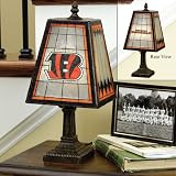 Cincinnati Bengals Art-Glass Table Lamp-