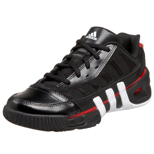 adidas Little Kid/Big Kid No Mercy Low Basketball Sneaker,Black/Running White/Red,11.5 M US Little Kid
