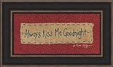 Always Kiss Me Goodnight-Patchwork-Framed Art Print