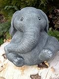 Eigenschaften Tiefes Kunsthandwerk GbR  / Elefant groß schiefergrau