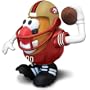 NFL San Francisco 49ers Mr. Potato Head