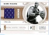 2011 Playoff National Treasures Authentic Karl Malone Game Worn Jersey Card