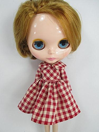 Handcrafted Outfit Costume Clothes for Blythe Doll Long Sleeve Dress