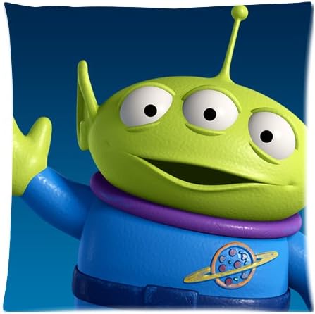 Little Green Aliens Toy Story Custom Zippered Pillow Cases 18x18 (Twin sides)