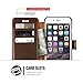 iPhone 6 Plus Case, Verus [Layered Dandy][Coffee Brown] - [Premium Leather Wallet][Slim Fit] For Apple iPhone 6 Plus 5.5