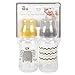 Cribmates 2 Piece Wide Bottle Elephant Zigzag, Grey/Yellow