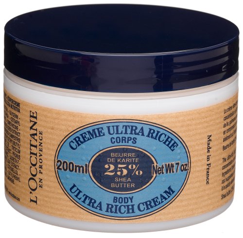 L'Occitane Shea Butter Ultra Rich Body Cream, 7-Ounce Tub