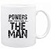 Bild: Powers more than a man - The Man Nachnamen Tasse (Wei�, Keramik, 325 ml)