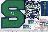 Vintage Seattle Seahawks 6 Patch Lot Throwback Old Logo Helmet at Amazon.com