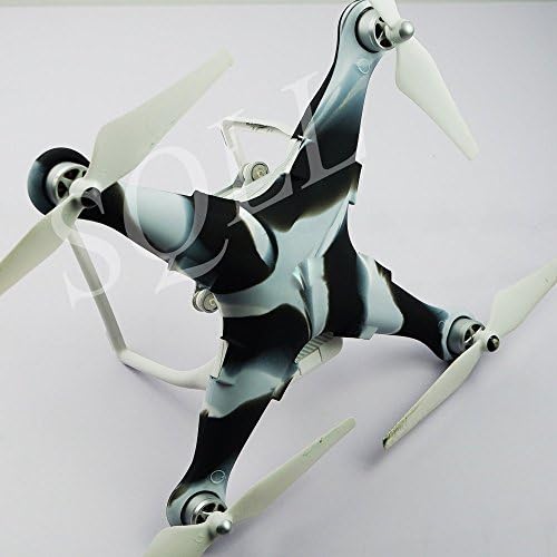 Silicone Protect Case Cover for DJI Phantom 3 Drone (White/Black)