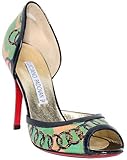 Luciano Padovan Women's Blue Carola Peep Toe Shoe Size 36.5