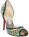 NEW Luciano Padovan Shoe Carola Pump in Blue/Green $560