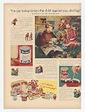 1948 Borden Dairy Products Elmer Elsie & Baby Cows Print Ad (13156)