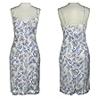 LA BELLE Hawaiian Print Burnout Dress