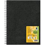 Art Alternatives Wirebound Sketch Book in Black - 8.5 x 11 Inches