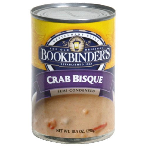 Bookbinders Crab Bisque, 10.5-Ounce Cans (Pack of 12) by Bookbinder