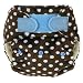 Blueberry Minky Hook/Loop Diaper