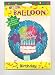 Aerial Bouquets Helium Balloon - Happy Birthday Cake - 18 inch