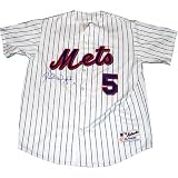 David Wright New York Mets Autographed Authentic Home Pinstripe Jersey