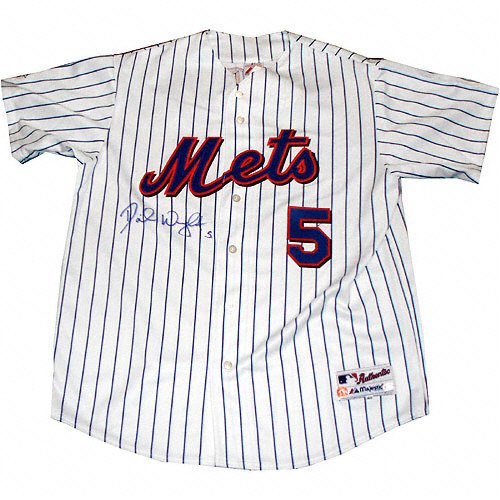 David Wright New York Mets Autographed Authentic Home Pinstripe Jersey
