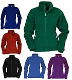 Ladies Full Zip Classic Fleece Jackets Sizes 8 to 30 SUITABLE FOR WORK & LEISURE